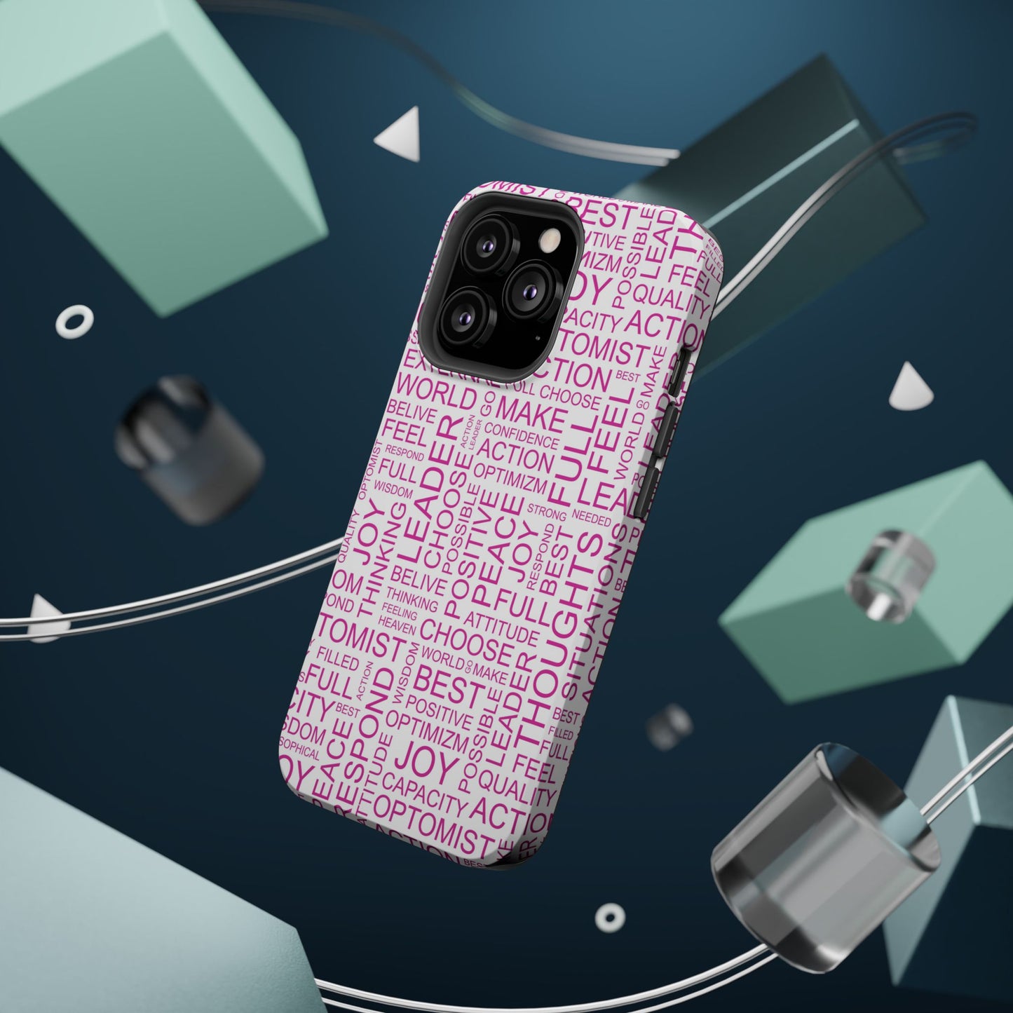Positivity - Optimistic Magnetic Tough Case for iPhone -