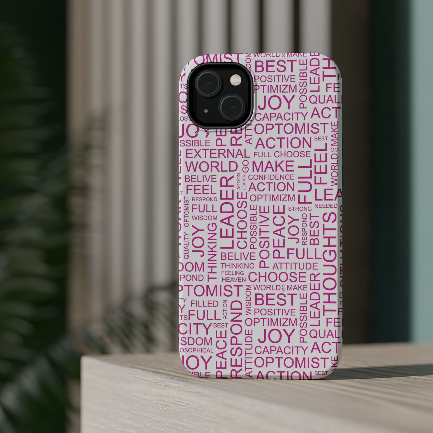 Positivity - Optimistic Magnetic Tough Case for iPhone -
