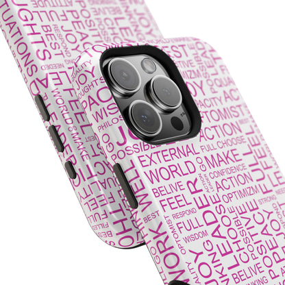 Positivity - Optimistic Magnetic Tough Case for iPhone -