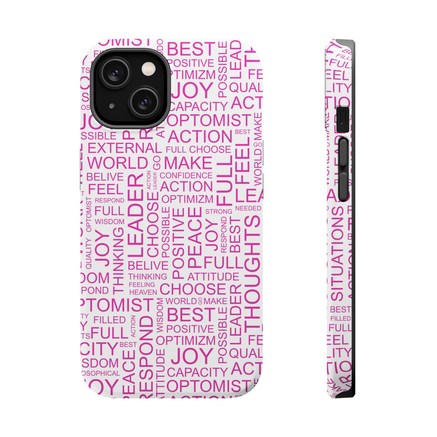 Positivity - Optimistic Magnetic Tough Case for iPhone -