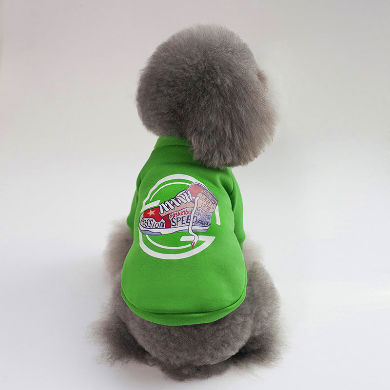 Dog Winter Pet Clothes Brushed Hoody/sweater