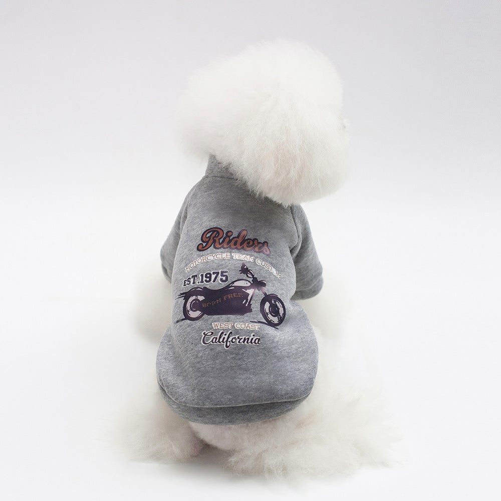 Dog Winter Pet Clothes Brushed Hoody/sweater